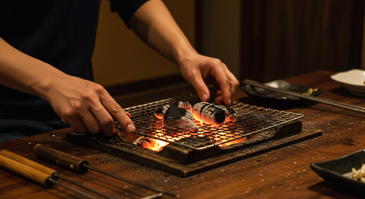 炭火の温度