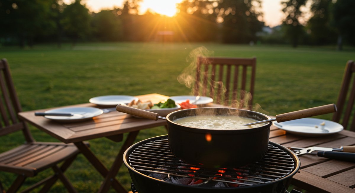 bbq チーズ フォンデュ