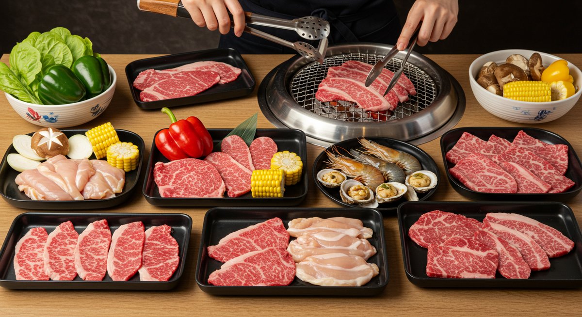バーベキューの材料