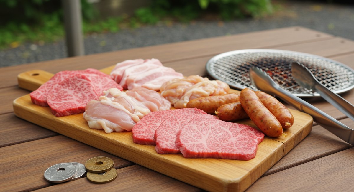 バーベキュー肉 量