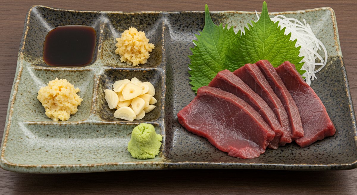 馬刺し食べ方