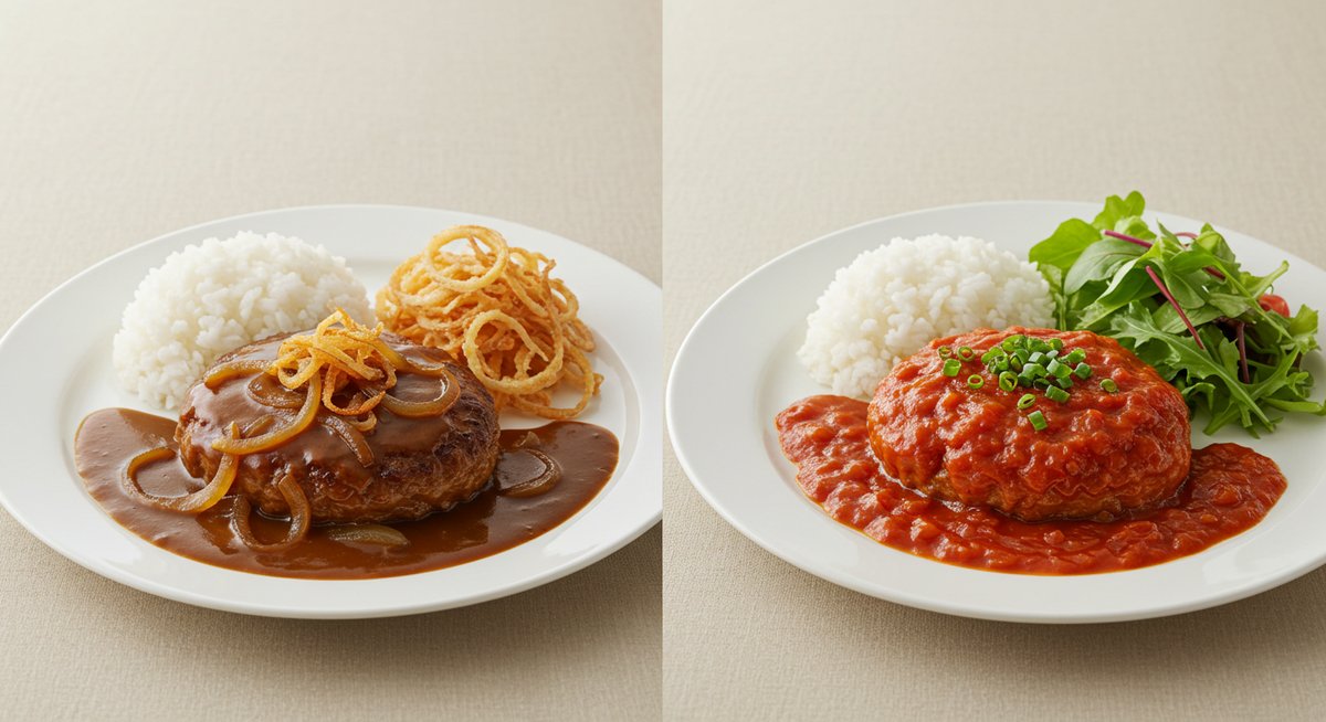 ハンバーグ と ハンバーグ ステーキの違い