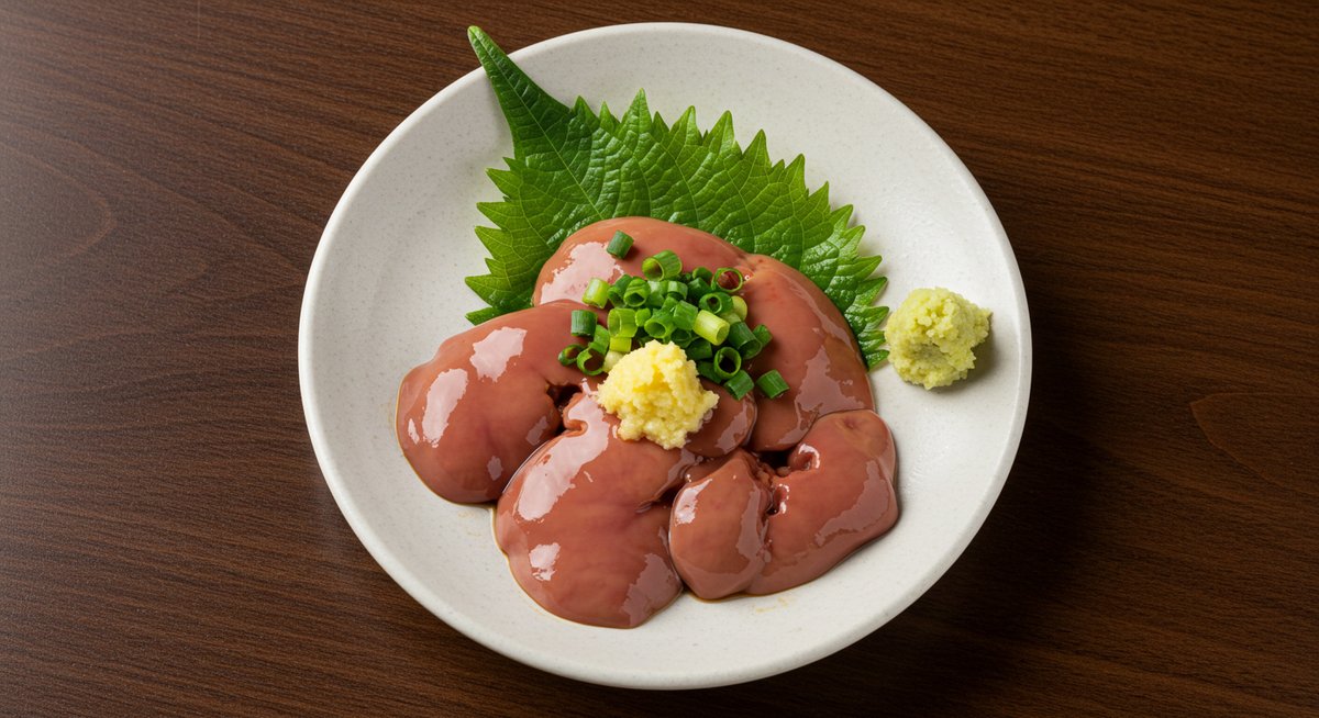 生 レバー 味