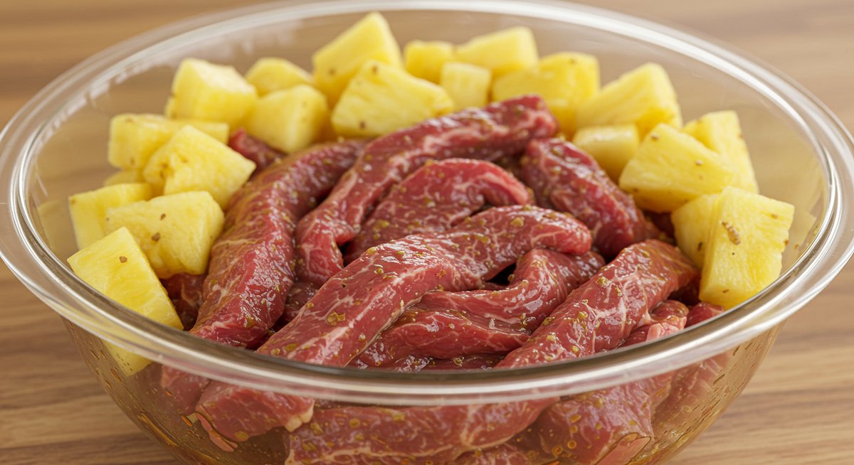 パイナップル 肉