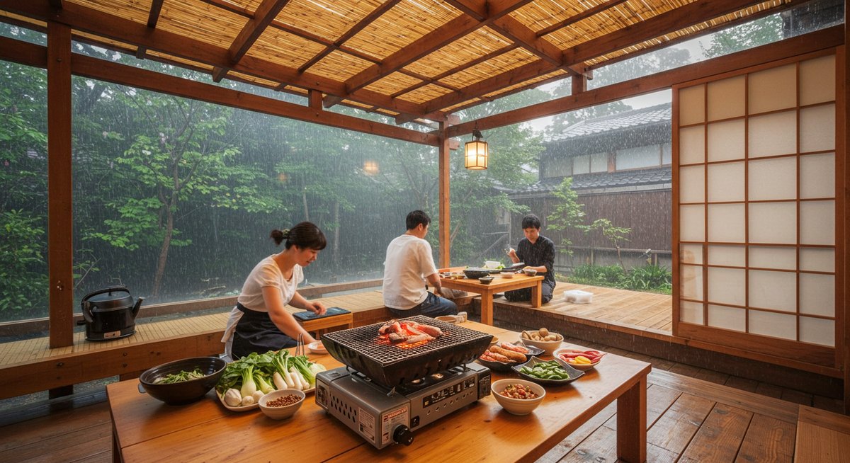 雨 で も 出来る バーベキュー